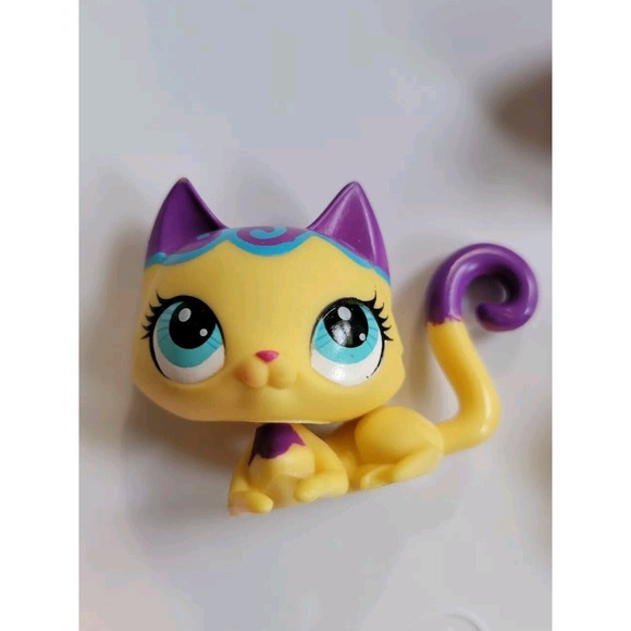 Littlest Pet Shop LPS Dog Cats Frog Panda Bird Lot 6 Pcs - Picture 7 of 8